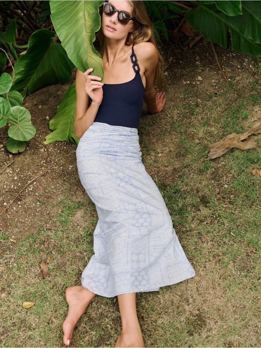 Julia Amory Chambray Bandana Pareo